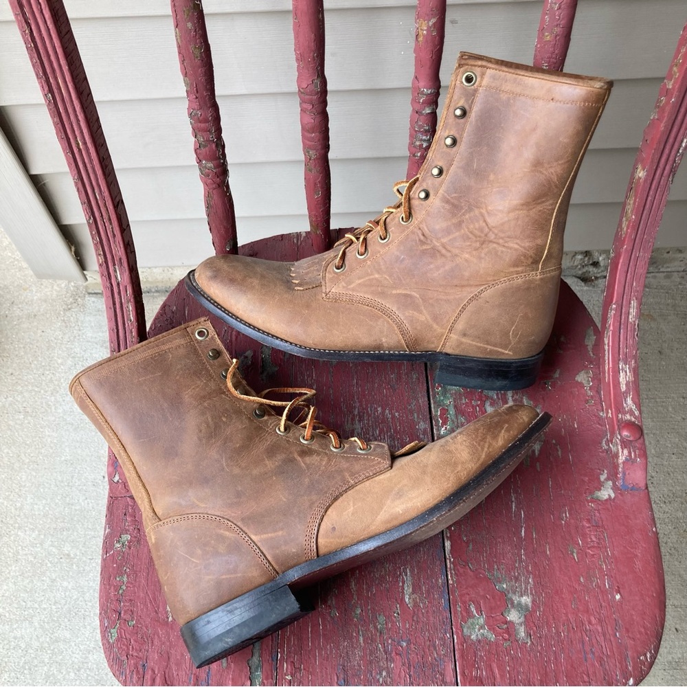 Vintage Justin Boots Womens Roper Boots